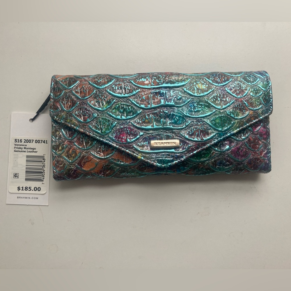 NWT Brahmin Veronica Wallet in Frisky Montego
